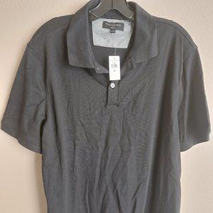 NEW Banana Republic Dress Polo Men's XL BLACK